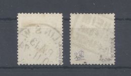 Dt. Reich Michel Nummer 29-30, Freimarken 1874 gestempelt, gp. BPP