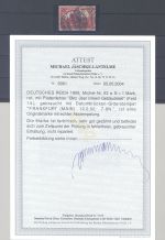 Dt. Reich Michel Nummer 63a III, 1 Marke 1900 PF III gestempelt FA BPP