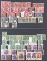 SBZ, umfangreicher Posten Berliner Bären 1945 auf 3 Steckkarten
