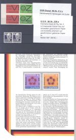DDR, **/gestempelter Posten mit 10 Besonderheiten