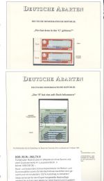 DDR, **/gestempelter Posten mit 10 Besonderheiten