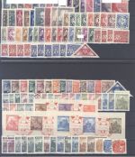 Dt. Bes. 2. WK, umfangreicher Posten auf 7 Steckkarten