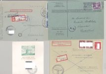 Dt. Bes. 2. WK Dienstpost Niederlande, interessanter Posten mit Belegen