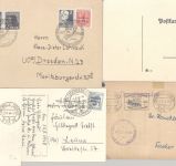 SBZ, 11 verschiedene Belege aus Michel Nummer 166-97 als Posten