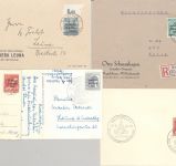 SBZ, 11 verschiedene Belege aus Michel Nummer 166-97 als Posten