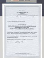 Dt. Reich Heftchenblatt HBL 16 bb A O, Germania ungebraucht *, FA BPP