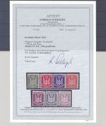 Dt. Reich Michel Nummer 344-50, Flugpost 1924 **, FA BPP