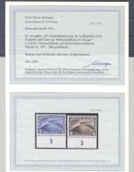 Dt. Reich Michel Nummer 497-98 aus Chicagofahrt 1933 **, Befund BPP