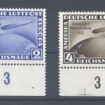 Dt. Reich Michel Nummer 497-98 aus Chicagofahrt 1933 **, Befund BPP