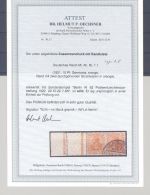 Dt. Reich Zusammendruck Mi.Nr. RL 1.1, Germania gestempelt, FA BPP