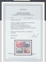 Dt. Reich Michel Nummer 446-49, Einzelmarken aus Block 1 SST, FA BPP