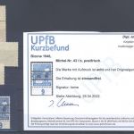 Bizone, ** Posten Farben aus Michel Nr. 36-51, signiert - Befund ArGe