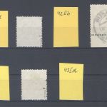 Bizone, gestempelter Posten Farben aus Michel Nr. 36-51, signiert ArGe