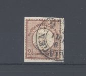 Dt. Reich Mi.Nr. 21b, 2 1-2 Gr. Brustschild Hufeisenstempel, FA BPP