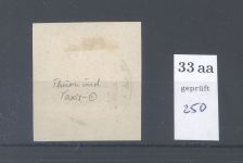Dt. Reich Mi.Nr. 33aa, 10 Pfge. Adler-Krone 1865-79 Briefstück, geprüft BPP