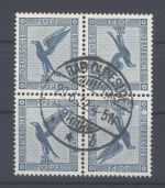 Dt. Reich 2 x Zusammendruck Mi. K 8 als Viererblock gestempelt, FA BPP