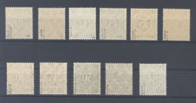 Bizone, **/* Posten aus Michel Nummer 52-68 II, geprüft BPP