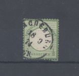 Dt. Reich Mi.Nr. 17b, 1-3 gr. Brustschild Hufeisenstempel, geprüft BPP