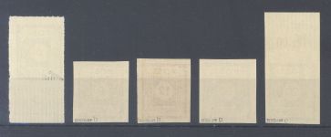 SBZ, ** Posten besserer Farben aus Michel Nr. 42-50 A, geprüft BPP