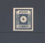 SBZ Michel Nummer 53b, 4 Pf. Freimarke 1945 **, FA BPP