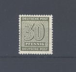 SBZ Michel Nummer 135 Yb, 30 Pfg. Freimarke 1945 **, FA BPP