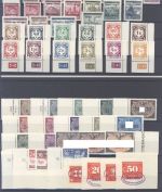 Dt. Bes. 2. WK, **/Belege Posten mit 6 Belegen