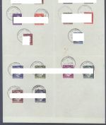 Dt. Bes. 2. WK, **/Belege Posten mit 6 Belegen