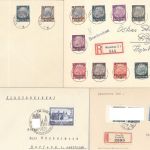 Dt. Bes. 2. WK, **/Belege Posten mit 6 Belegen