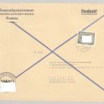 Dt. Bes. 2. WK, **/Belege Posten mit 6 Belegen