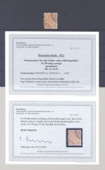 Dt. Reich Dienst Michel Nummer 65, 10 Pfg 1921-22 gestempelt, FA BPP