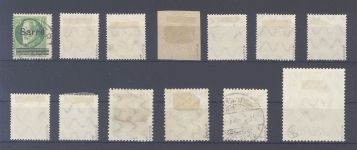 Saargebiet Michel Nummer 18-31 fast komplett gestempelt, geprüft