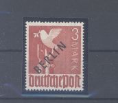 Berlin, Michel Nummer 19 VIII, 3 Mark 1948 ungebraucht * , FA BPP