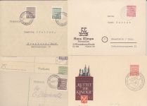 SBZ - Lokalpost Naumburg, interessanter Belege Posten mit 10 Belegen