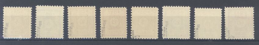 SBZ Michel Nummer 42-50 D, Coswig Freimarken 1945 **, geprüft BPP