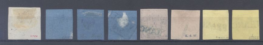 Oldenburg Michel Nummer 2-4 weit überkomplett gestempelt, viel gp.