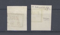 Oldenburg Michel Nummer 12-13 aus Freimarken 1861 gestempelt