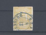 Oldenburg Michel Nummer 14, 3 Groschen 1861 gestempelt, geprüft