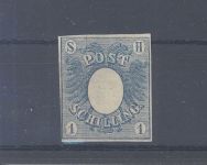 Schleswig Holstein Michel Nummer 1, 1 S. 1850 ungebraucht (*)