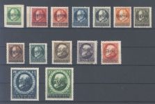 Saargebiet Michel Nummer 18-31, Freimarken 1920 */**, viel geprüft