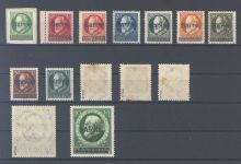 Saargebiet Michel Nummer 18-31, Freimarken 1920 */**, viel geprüft