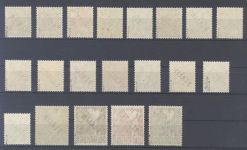 Berlin Michel Nummer 1-20, Schwarzaufdruck 1949 **, meist geprüft