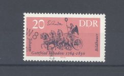 DDR Michel Nummer 1009 Y, 20 Pfg. 1964 gutes Wz Y gestempelt, FA