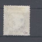 Dt. Reich Michel Nummer 27b, 9 Kreuzer Brustschild gestempelt