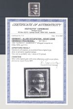 Dt. Lokalpost Herrnhut Mi.Nr. VIIIa, 2 RM ungebraucht *, alter Befund