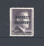 Dt. Lokalpost Herrnhut Mi.Nr. VIIIa, 2 RM ungebraucht *, alter Befund