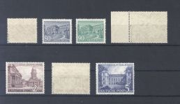 Berlin Michel Nummer 54-60 aus Bauten 1949 mit 57 X **