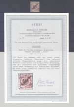 Dt. Kolonien Karolinen Michel Nummer 6 I, 50 Pfg. gestempelt, FA BPP