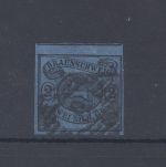 Braunschweig Mi.Nr. 7y, 2 Sgr. Freimarke 1853 gestempelt, geprüft