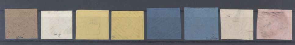 Braunschweig Michel Nr. 4-8, Freimarken 1853 überkomplett gestempelt