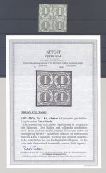 Thurn & Taxis Michel Nummer 7a, 1 Kreuzer als * Viererblock, FA BPP